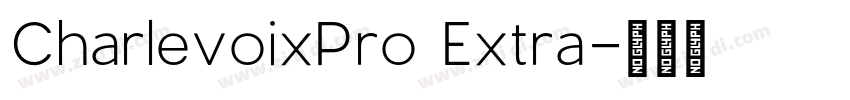 CharlevoixPro Extra字体转换